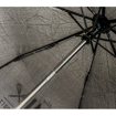 Deluxe Woodcrook Telescopic Umbrella - Safety Runner & Iron Stem