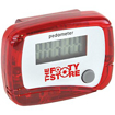 Clip On Pedometer - Translucent Red