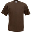 Fruit of the Loom Value Weight T-Shirt - Chocolate