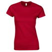 Gildan Ladies Soft Style T-Shirt - Cherry Red