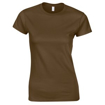 Gildan Ladies Soft Style T-Shirt - Dark Chocolate