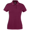 Fruit of the Loom Lady Fit Polo Shirt - Burgundy