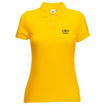 Fruit of the Loom Lady Fit Polo Shirt - Yellow