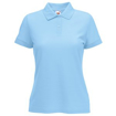 Fruit of the Loom Lady Fit Polo Shirt - Sky Blue