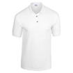 White Gildan DryBlend Polo Shirt - White