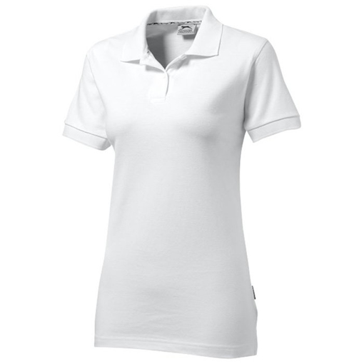 White Slazenger Ladies Polo Shirt - White