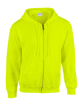Gildan Zipped Hoodie - Safety Green