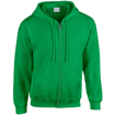 Gildan Zipped Hoodie - Irish Green