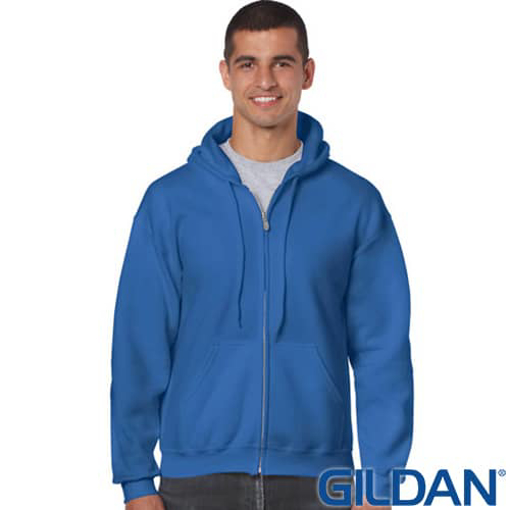 Gildan Zipped Hoodie - Royal Blue