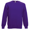 Fruit of the Loom Mens Sweatshirt - Purple