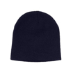 Acrylic Rolled Down Beanie - Navy