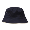 Twill Bucket Hat - Navy/White