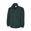 Zipped Fleece Jacket - Bottle Green