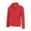 Ladies' Zipped Fleece Jacket - Red