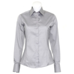 Kustom Kit Ladies Long Sleeve Shirt - Silver Grey