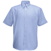Fruit of the Loom Mens Short Sleeve Oxford Shirt - Oxford Blue