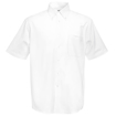 Fruit of the Loom Mens Short Sleeve Oxford Shirt - White