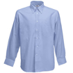 Fruit of the Loom Men's Long Sleeve Oxford Shirt - Oxford Blue