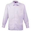 Mens Long Sleeve Poplin Shirt - Lilac