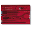 Swiss Card Pocket Tool - Red