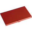 Engraved Business Card Holder - Red