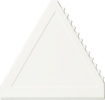 Triangle Ice Scraper - White