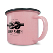 10oz Premium Enamel Mug - Pink