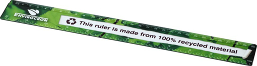 Recycled Plastic Ruler 30cm - Branded