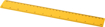 Plastic 30cm Ruler - Yellow