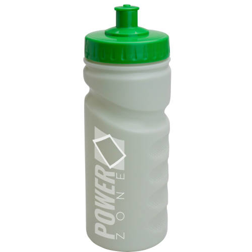 Eco Recycled Finger Grip Sports Bottles 500ml - Green Branded