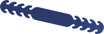 Antimicrobial Face Mask Straps - Blue