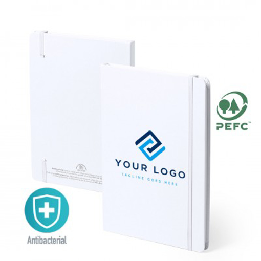 A5 Antibacterial Notebooks - Branded