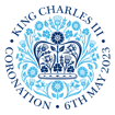 King's Coronation Balmoral Mugs - Coronation Logo Blue