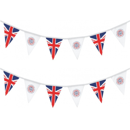 Picture of DISCONTINUED King's Coronation Outdoor Triangle Bunting