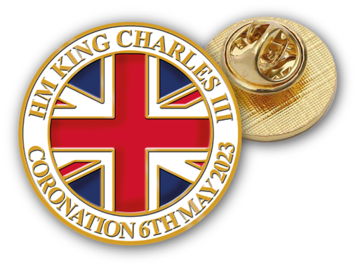 King's Coronation Enamel Badges