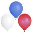 King's Coronation 10" Balloons -  in red, white or blue