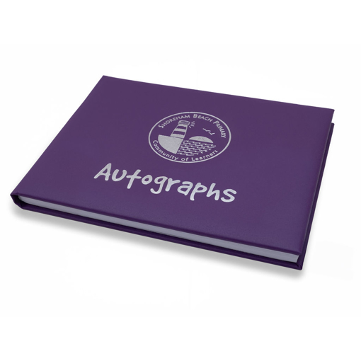 School Leavers Autograph Year Books - Purple