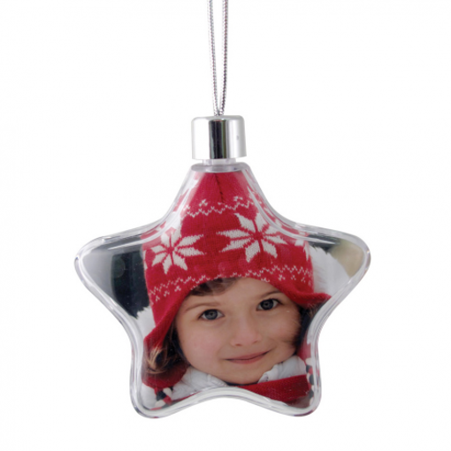 Christmas Photo Ornament - Star