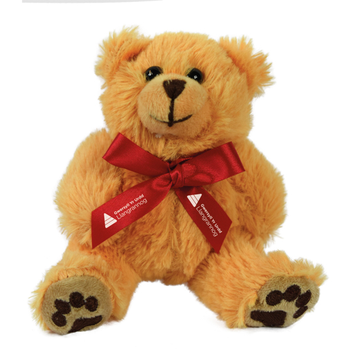 12.5cm Paw Teddy Bear with Bow