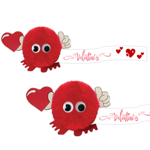 Valentine Heart Handholder Logobugs - Branded