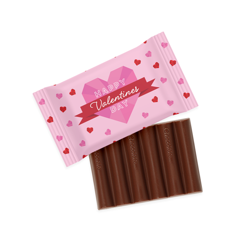 Valentine's 6 Baton Bar Milk Chocolate
