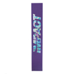 Recycled Leather Bookmarks holographic embossed - Purple