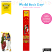 World Book Day Recycled Leather Bookmarks - Red, design A