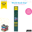 World Book Day Recycled Leather Bookmarks - Green, design D