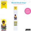 World Book Day Recycled Leather Bookmarks - White, design E