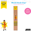 World Book Day Recycled Leather Bookmarks - Natural, design H
