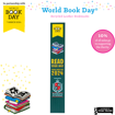 World Book Day Recycled Leather Bookmarks With Your Logo - Green, design D