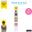 World Book Day Recycled Leather Bookmarks With Your Logo - White, design E