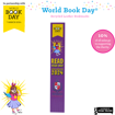 World Book Day Recycled Leather Bookmarks With Your Logo - Purple, design F