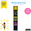 World Book Day Recycled Leather Bookmarks With Your Logo - Black, design G